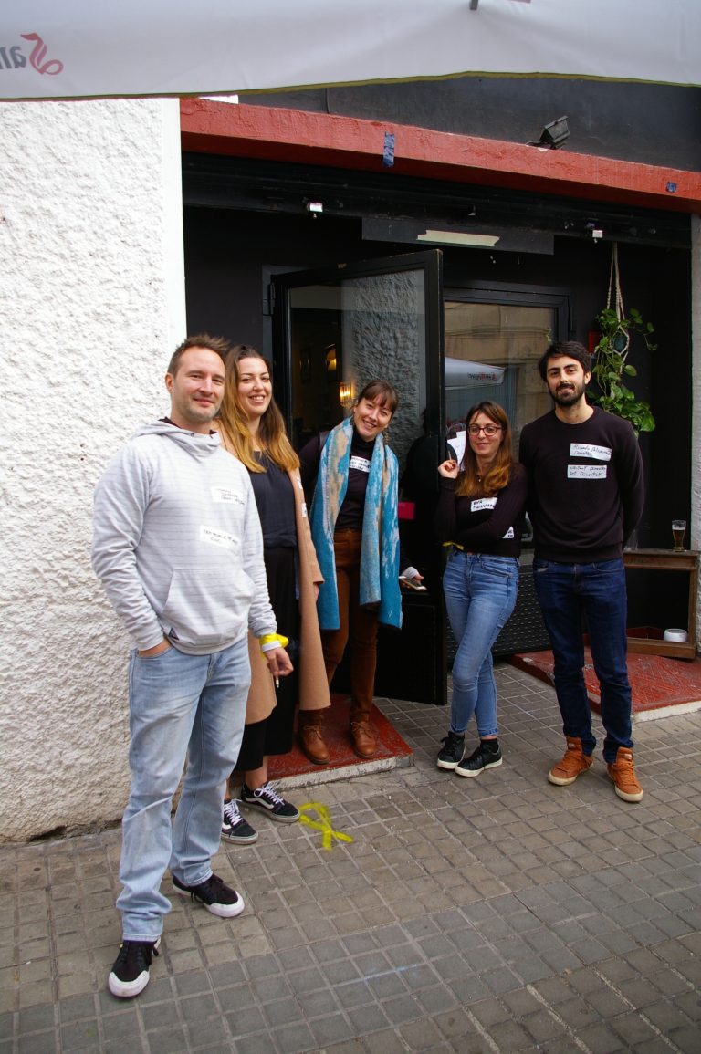 One of the first editions of Curious Creatives Club in Poblenou