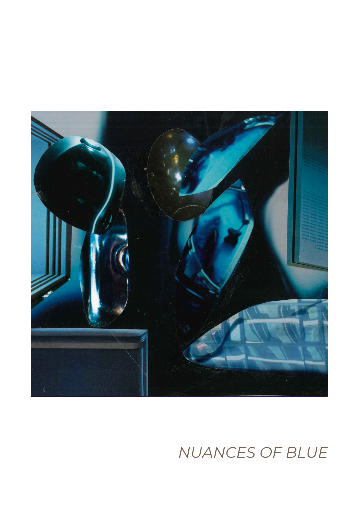 Nuances Of Blue — original collage