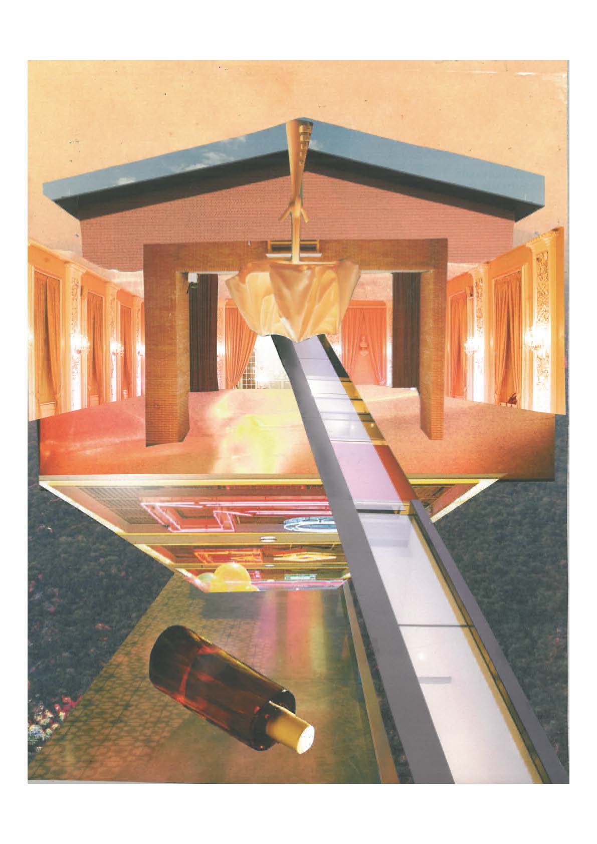 Who Is Afraid Of Pink? — original collage