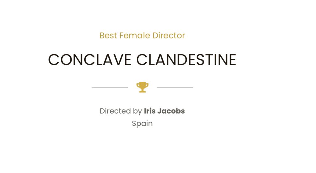 Iris Jacobs Award Winner Best Female Director 2025