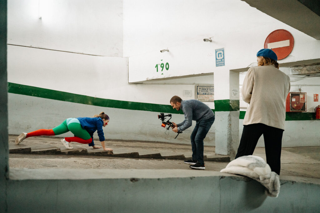 Inaki Gorraiz Director of Photography makes the shot